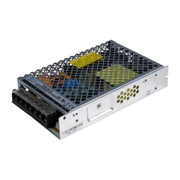 side-bottom view of power supply